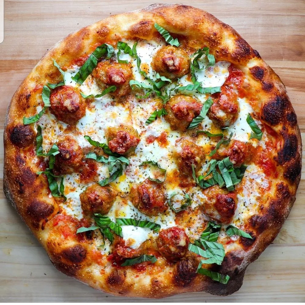 Meatball Pizza