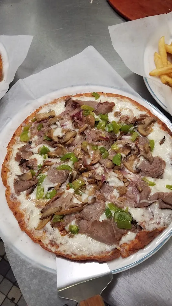 Philly Cheese Pizza